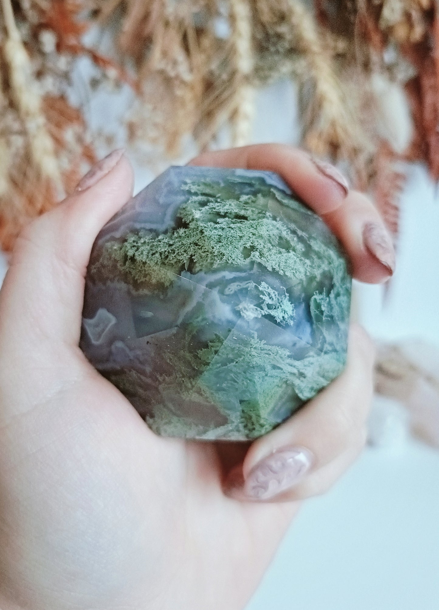 Moss Agate Diamond