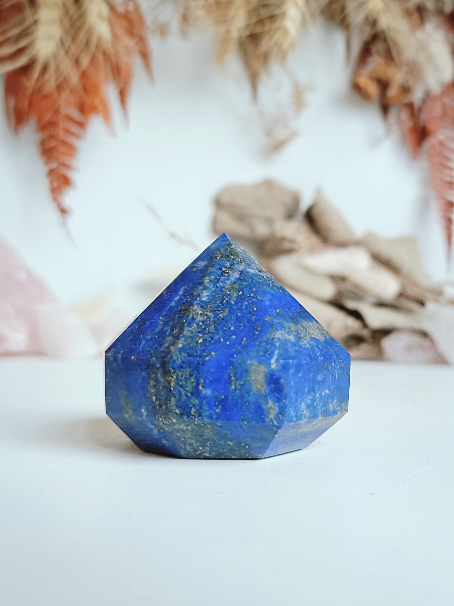 Lapis Lazuli Diamond Point