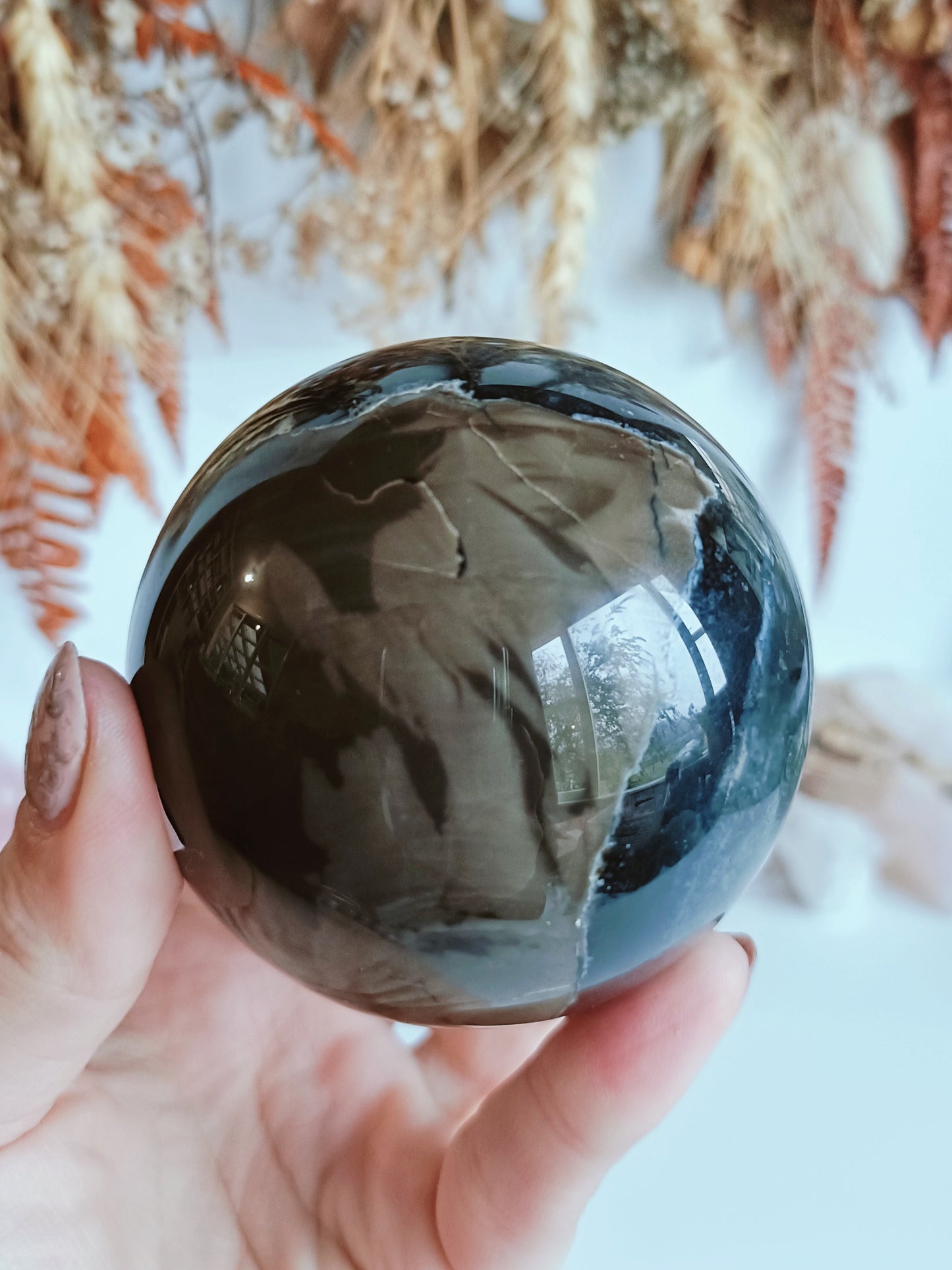 Volcano Agate Sphere (A)