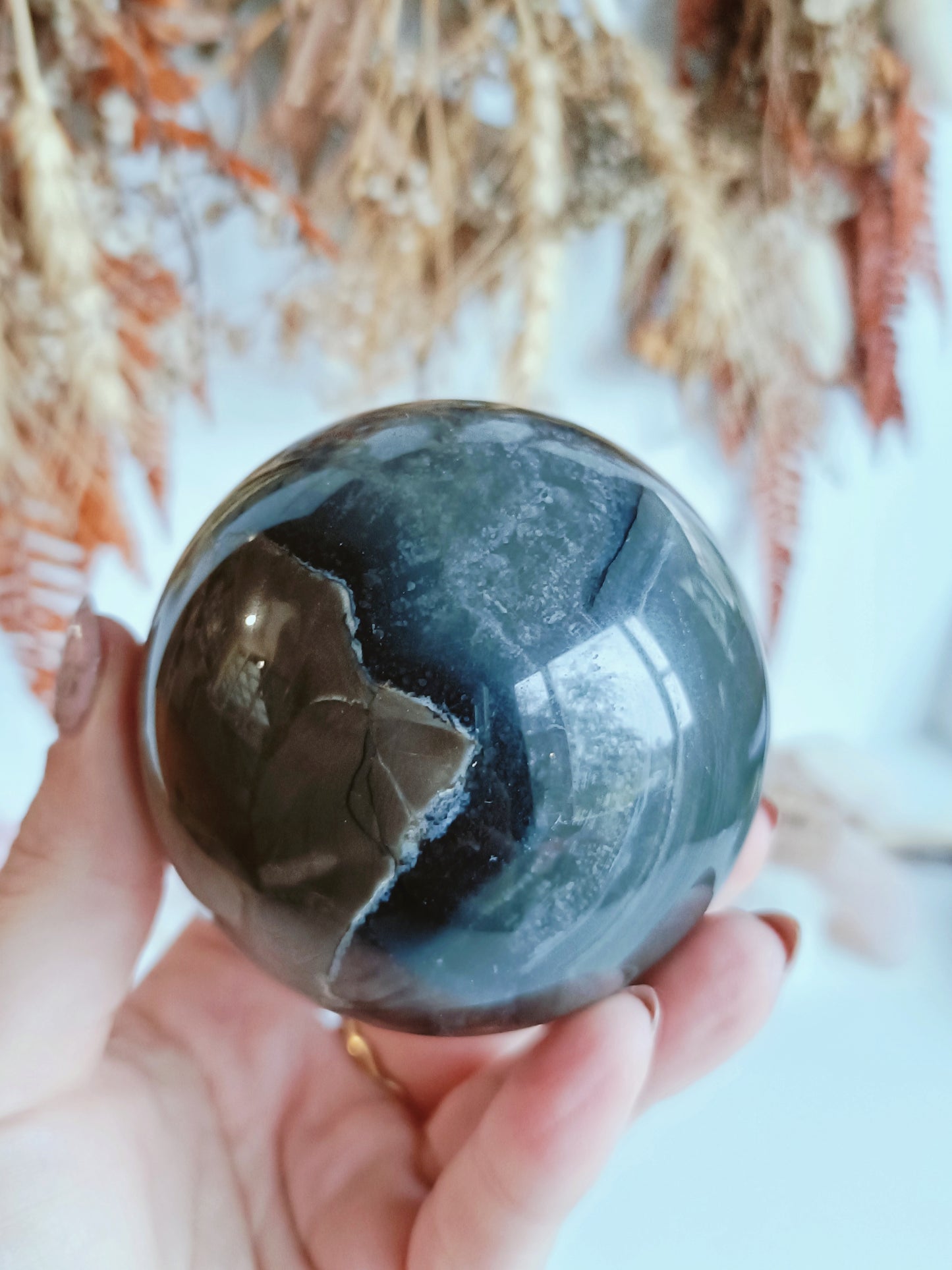 Volcano Agate Sphere (A)