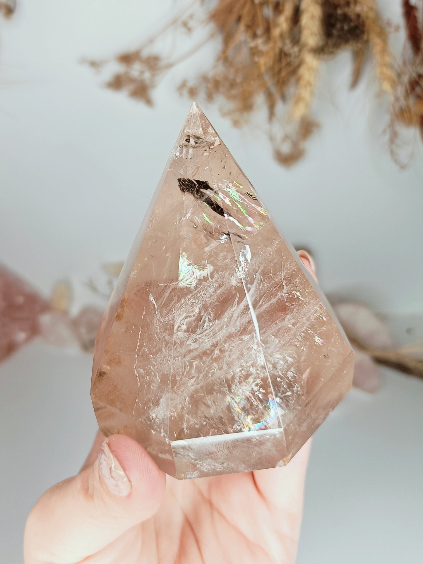 Smokey Quartz Diamond Point