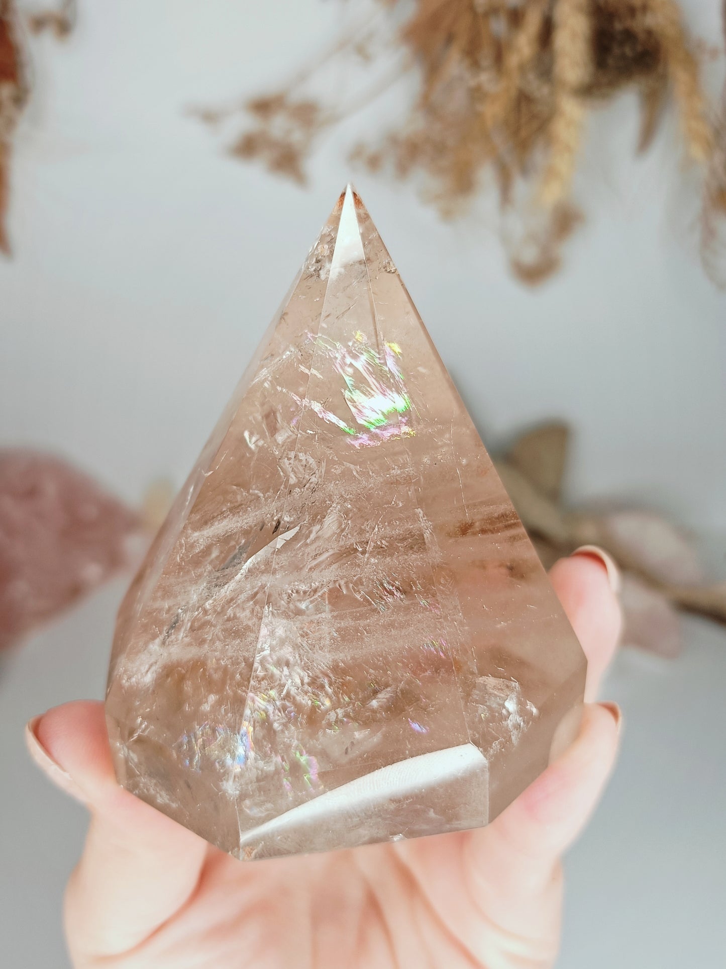 Smokey Quartz Diamond Point