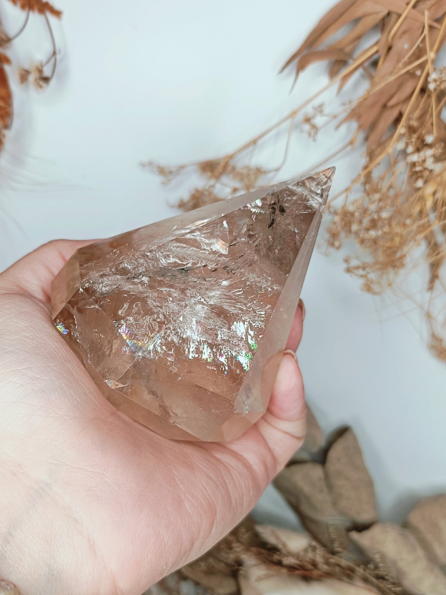 Smokey Quartz Diamond Point