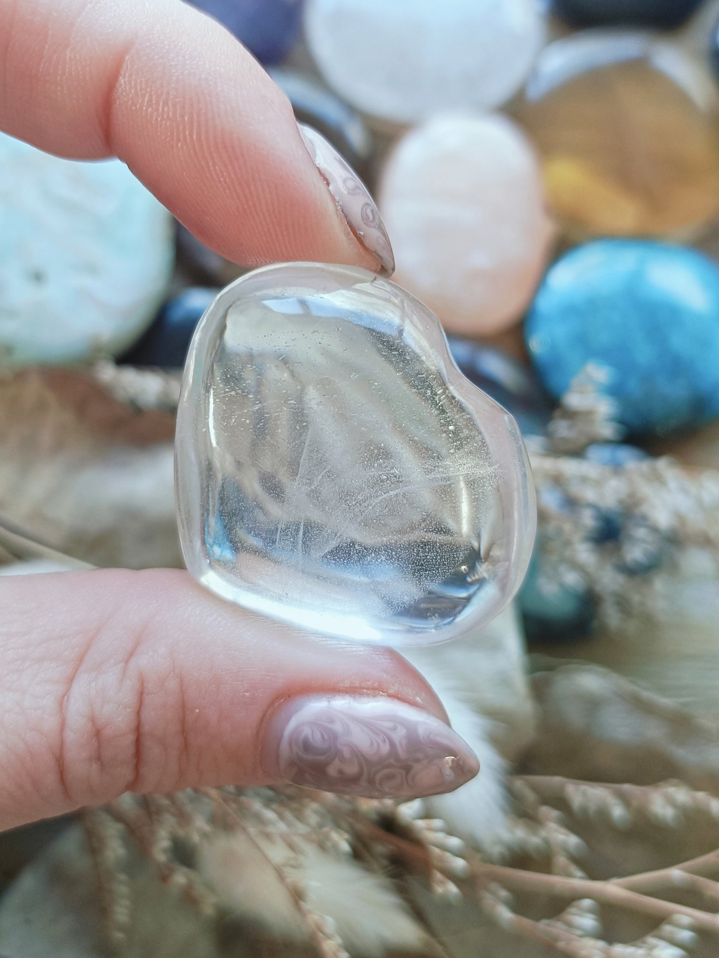 Clear Quartz Heart (AA Grade)