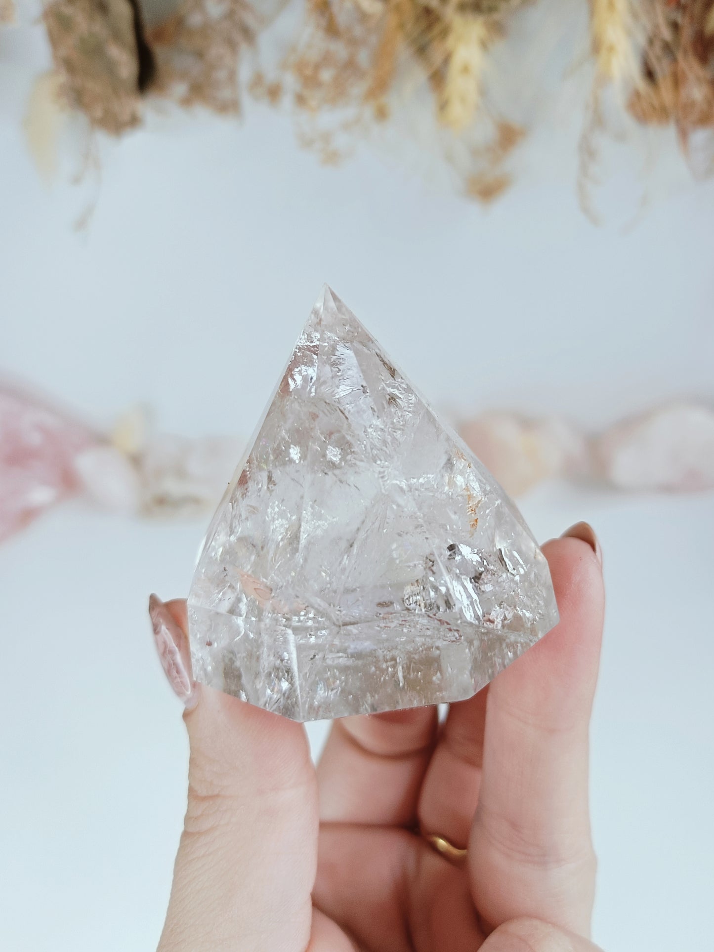 Clear Quartz Diamond Point