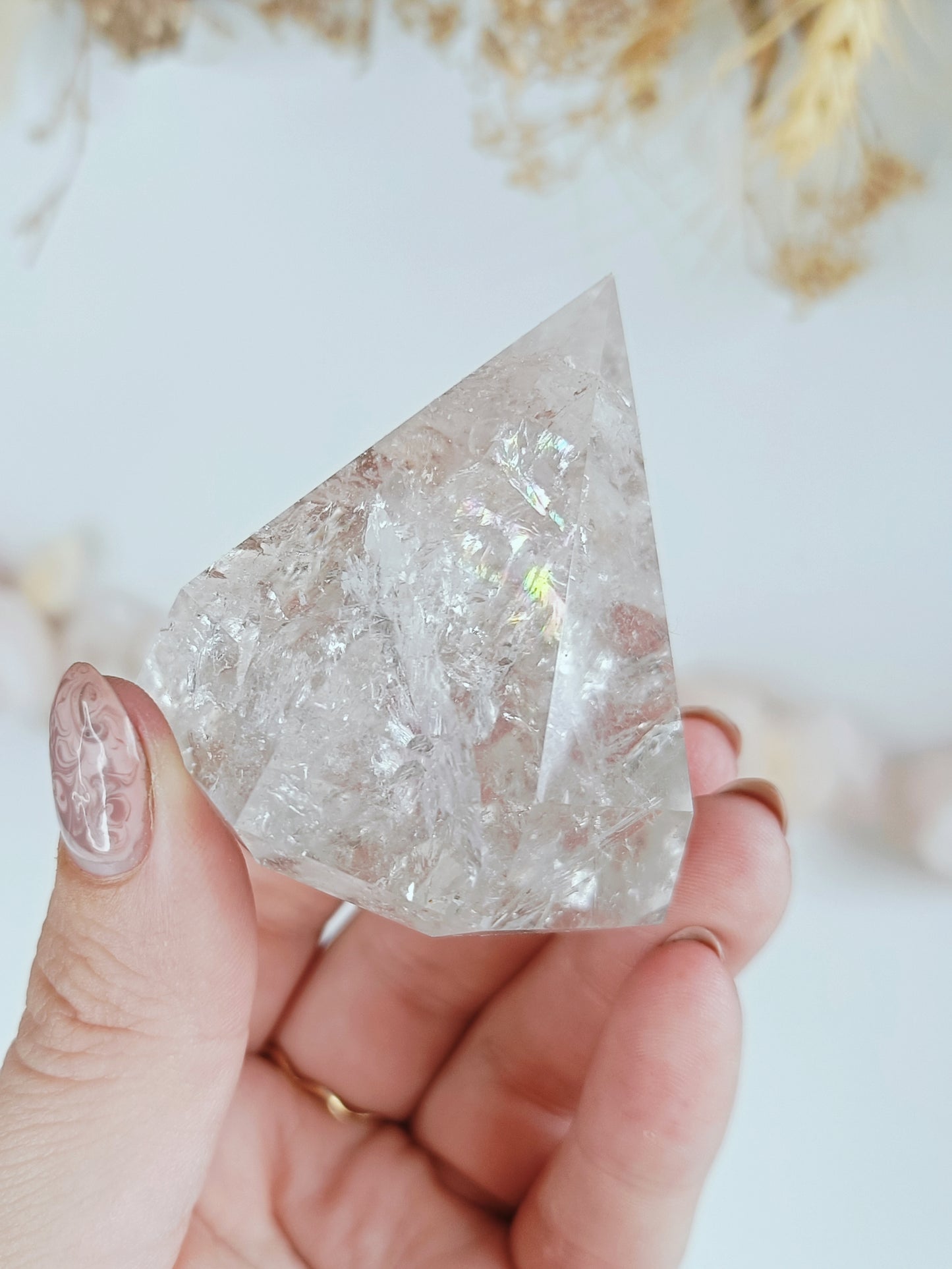 Clear Quartz Diamond Point