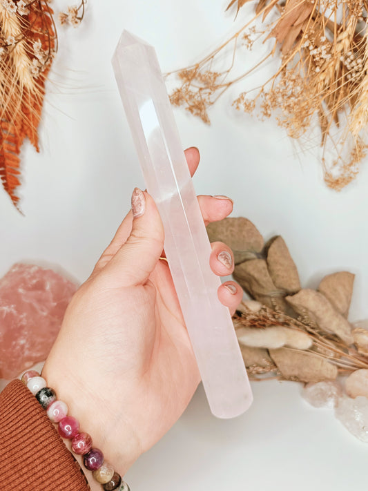 Rose Quartz Wand