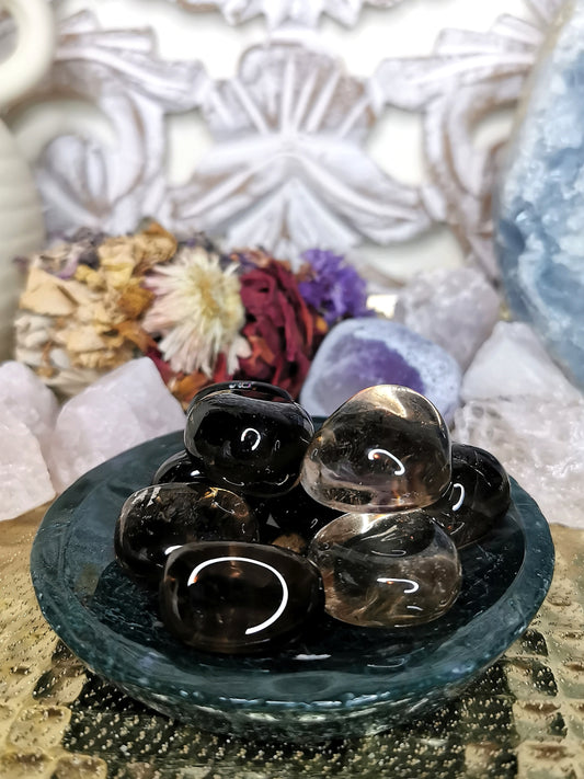 Smokey Quartz Tumble - A grade