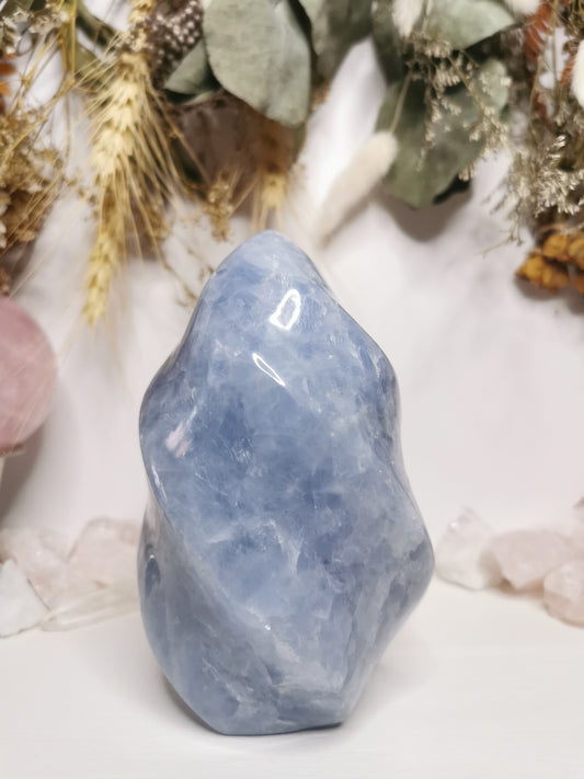 Blue Calcite Flame