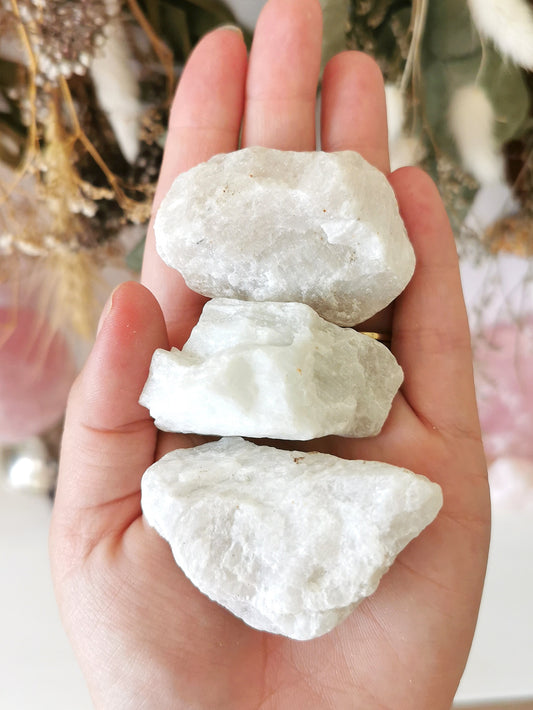 White Moonstone Raw - A Grade