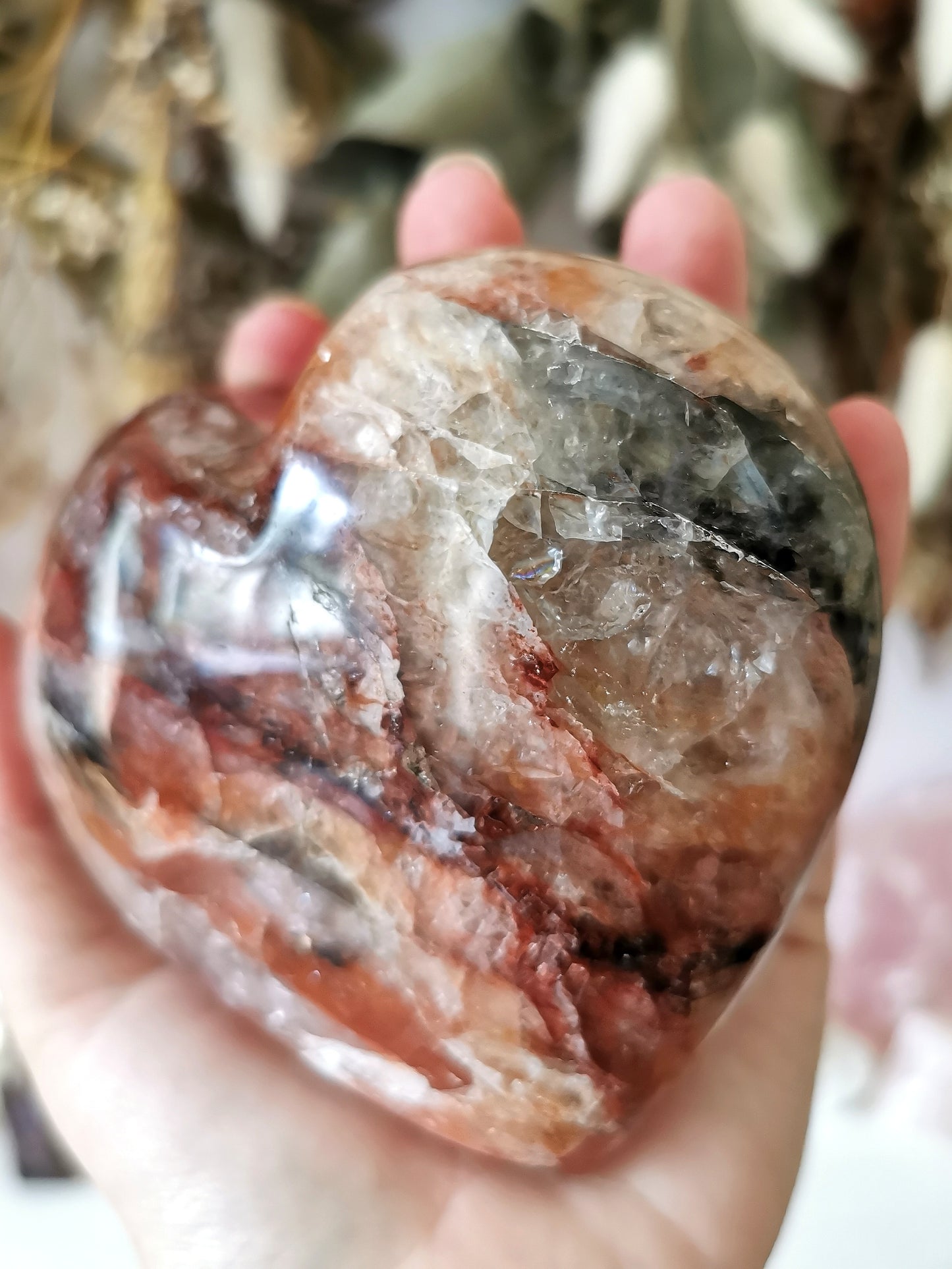 Fire Quartz Heart