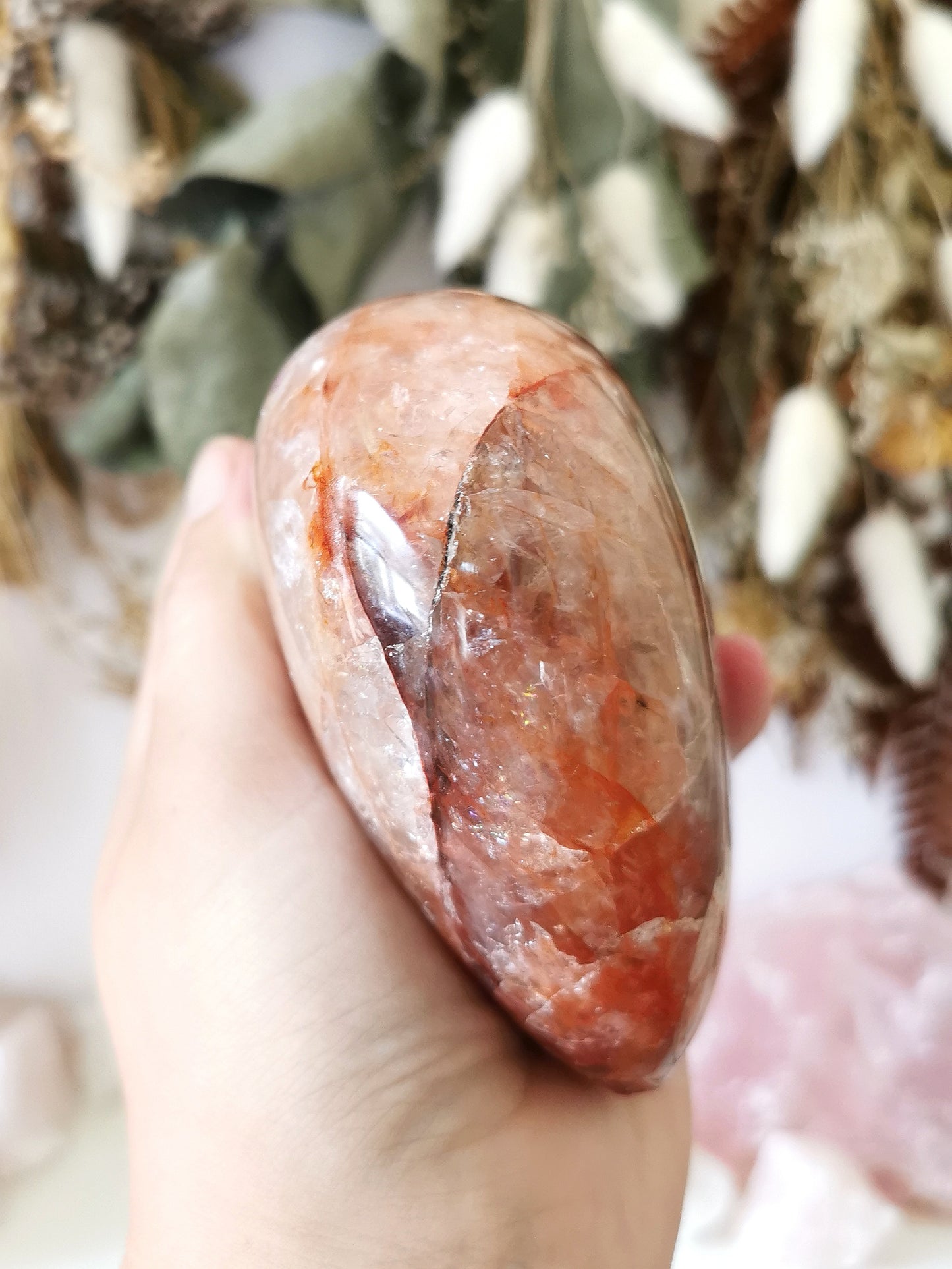 Fire Quartz Heart