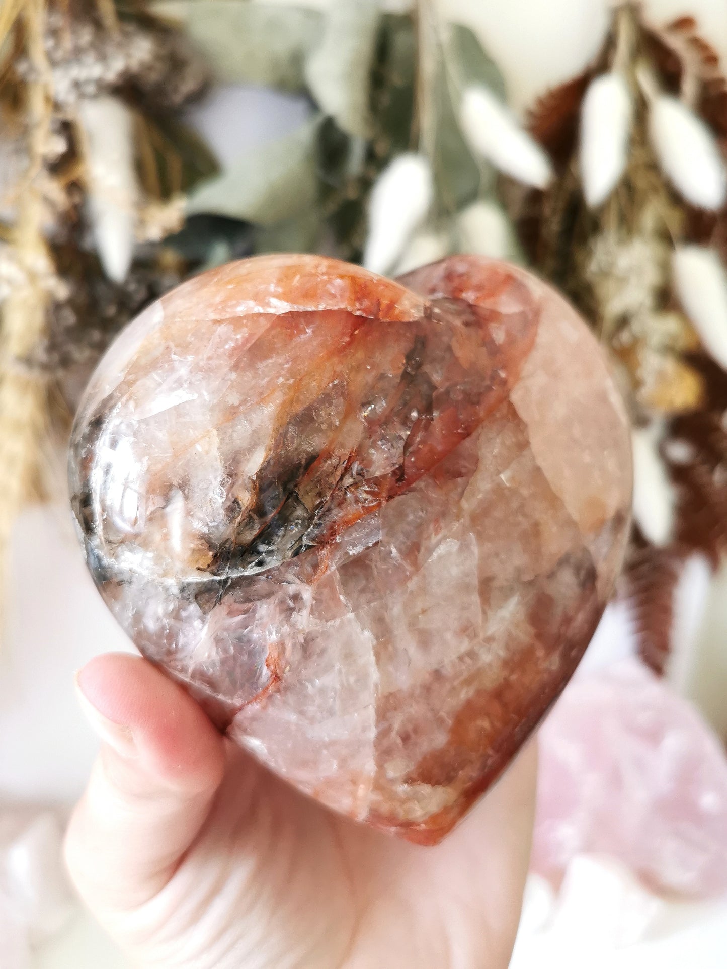 Fire Quartz Heart