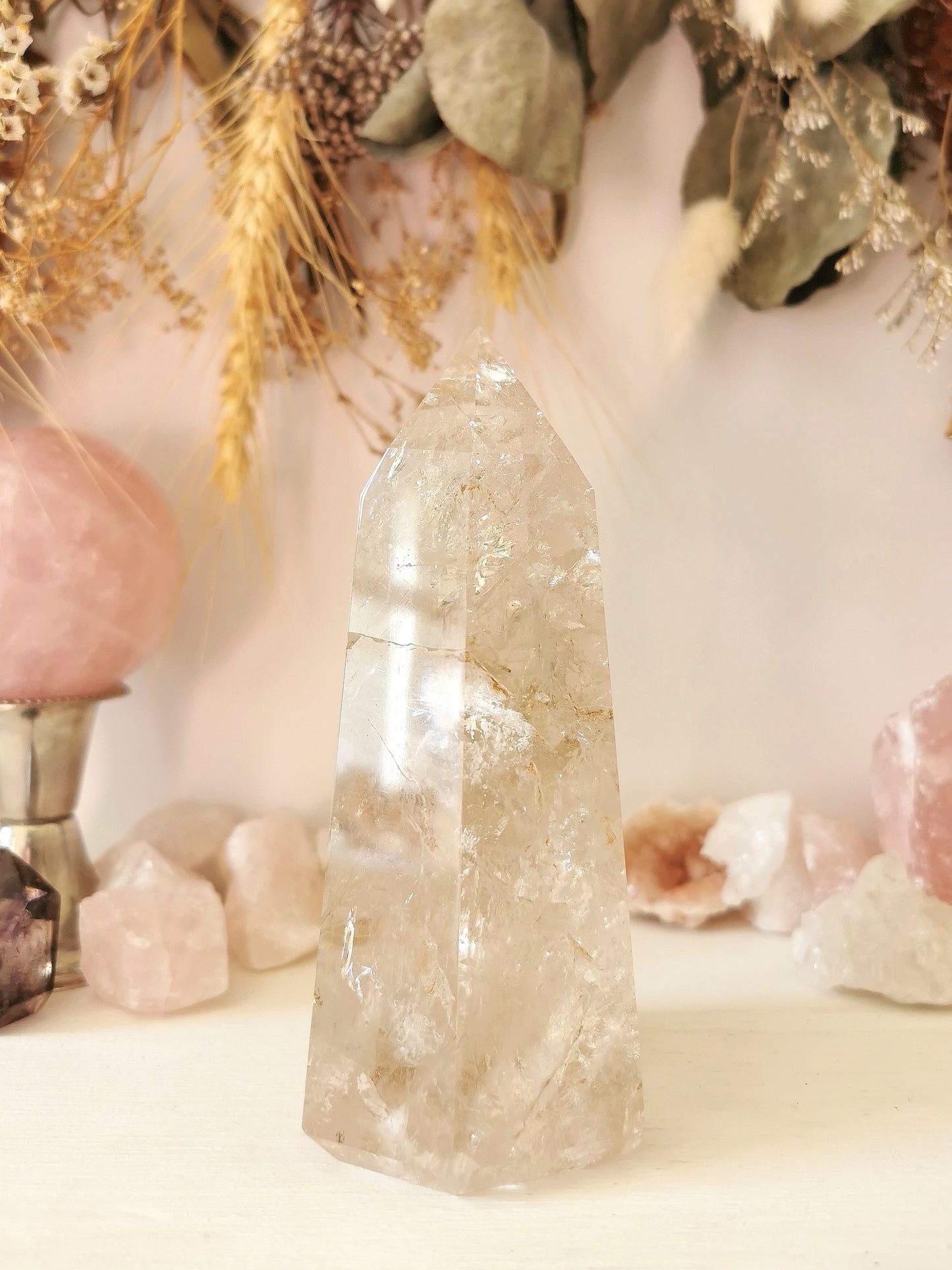 Clear Quartz Tower