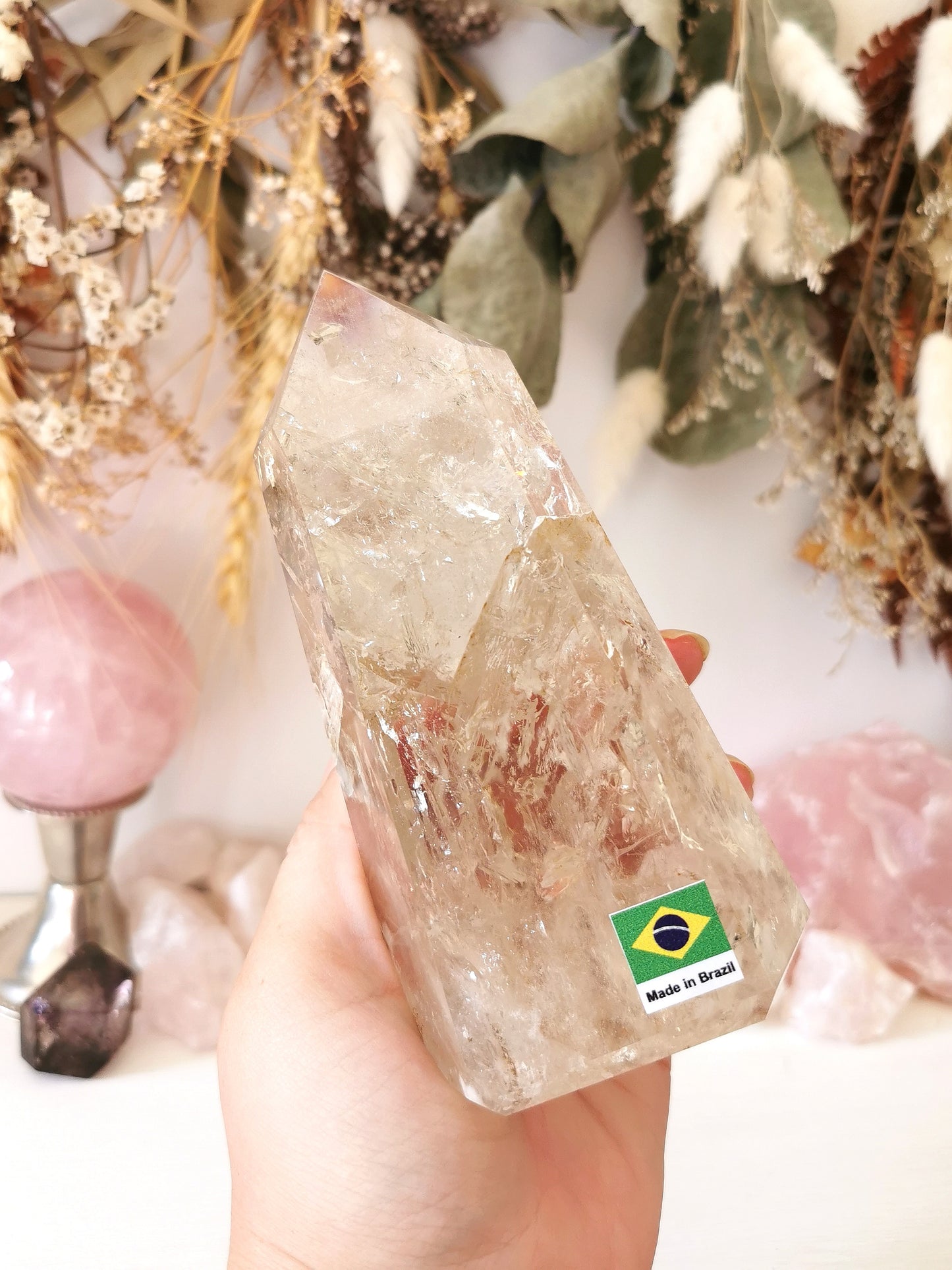 Clear Quartz Tower