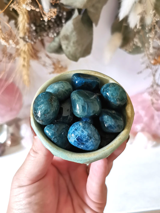 Blue Apatite Tumble
