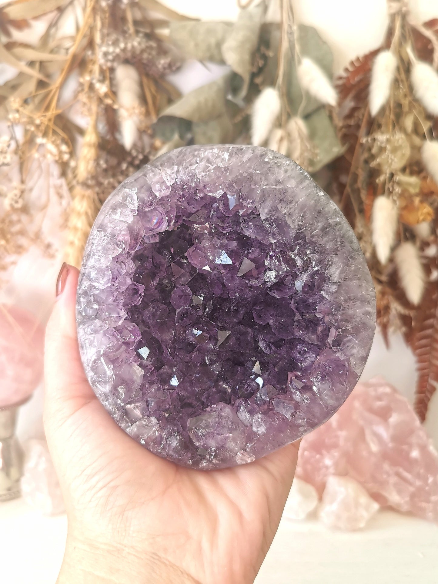 Polished Amethyst Druze